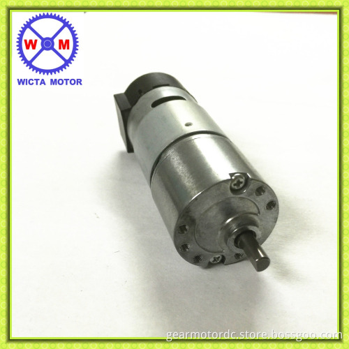long lifetime high precise big torque 30mm diameter encoder gear motor dc 12v 24v